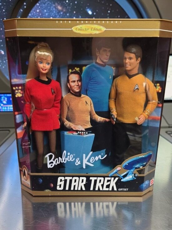 Barbie Other - Star Trek Collector Edition Doll Giftset - Barbie And Ken